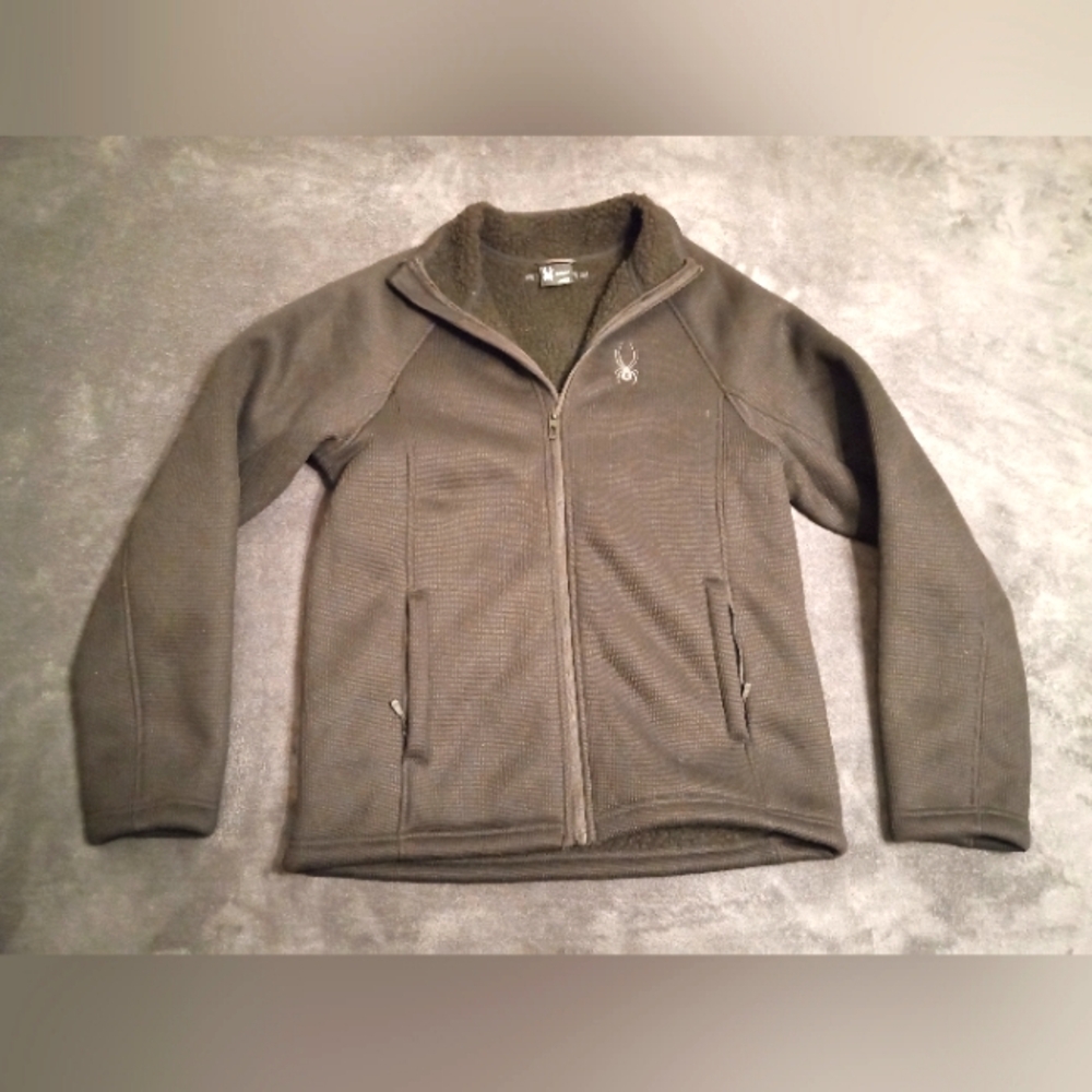 Spyder Stellar Sherpa lined fleece full zip jacket